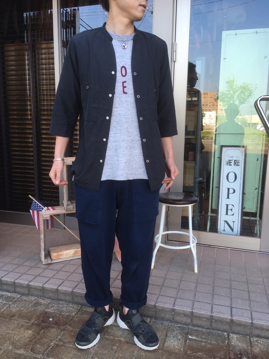 ■MA-S-443 /SMOOTH V-NECK SHT CARDIGTAN_b0139233_11545628.jpg