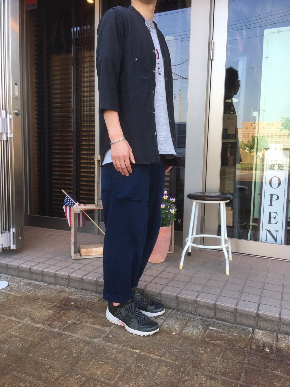 ■MA-S-443 /SMOOTH V-NECK SHT CARDIGTAN_b0139233_11545672.jpg