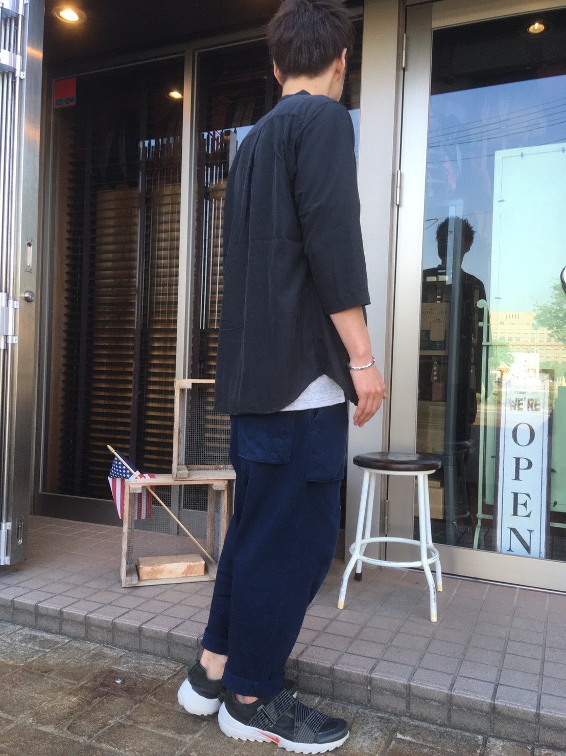 ■MA-S-443 /SMOOTH V-NECK SHT CARDIGTAN_b0139233_11545688.jpg