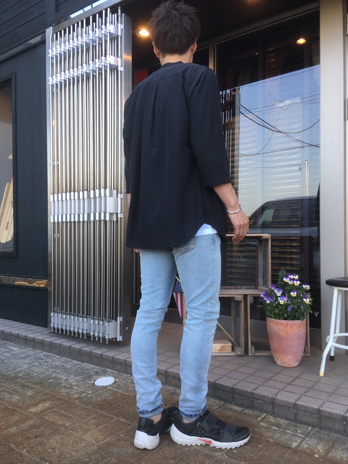 ■MA-S-443 /SMOOTH V-NECK SHT CARDIGTAN_b0139233_11545797.jpg
