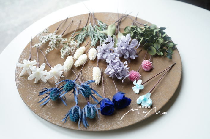 #沖縄婚用に　ブルーのお花で！_a0136507_23135871.jpg