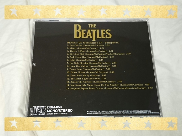 THE BEATLES / RARITIES_b0042308_10342649.jpg