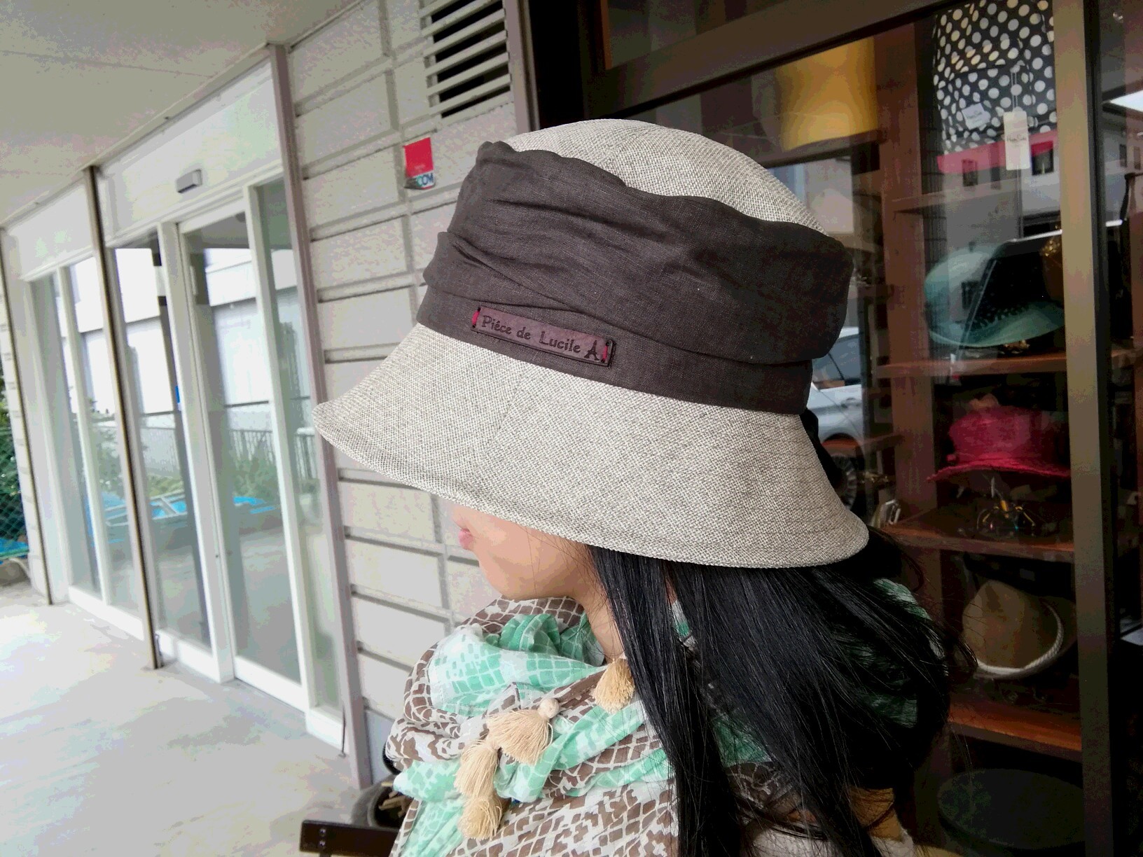 小柄な女性はこの帽子で日よけしてください 帽子のverde日記 小柄な女性はこの帽子で日よけしてください 帽子のverde日記