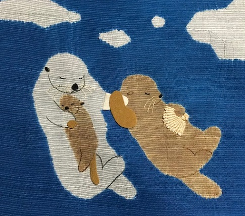 正絹 紗絽 夏帯 名古屋帯 白地 見合わ 金魚柄 正絹 紗絽 夏帯 名古屋帯 白地 見合わ 金魚柄