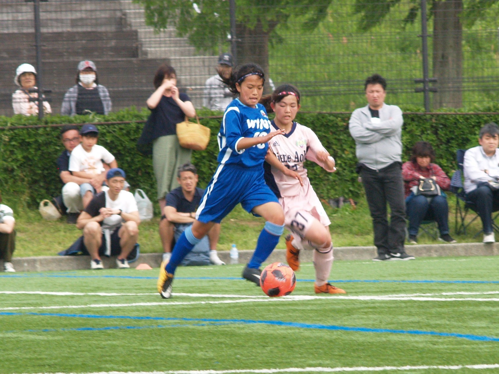 県女子ユース(U-15)サッカー選手権大会決勝トーナメント準々決勝_f0375011_11365980.jpg