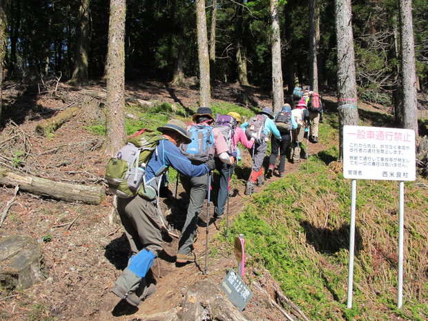 米良三山山開き～5合目から登る市房山　2018.4.29（日）_a0166196_16454738.jpg