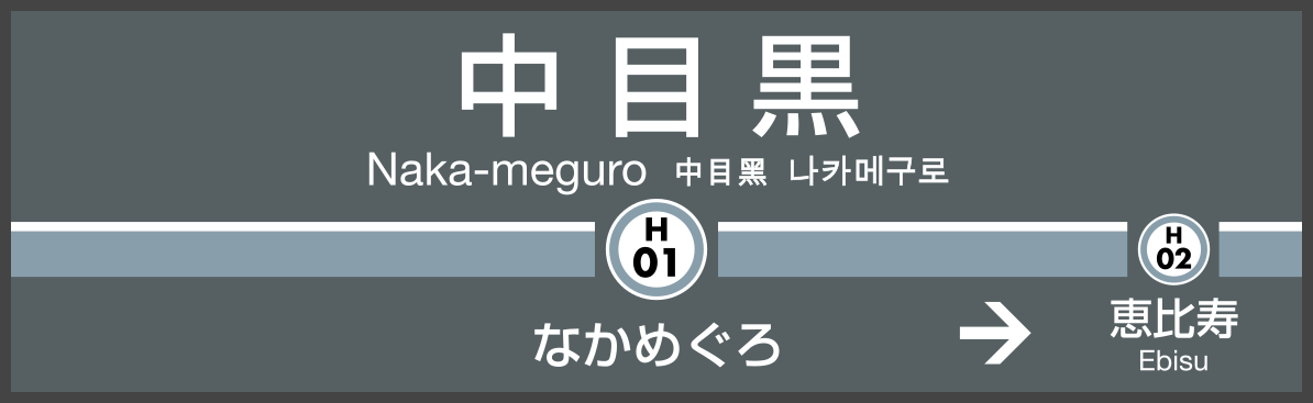 駅名標再現 自分のことを他社駅だと思い込んでいるメトロ駅名標シリーズ Kasumi S U S O Train Diary