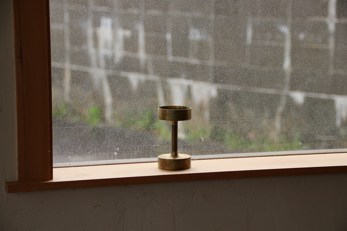 『brass candle stand』_c0211307_18504041.jpg