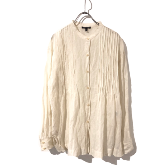 Jacquard Dress, Cotton Kung Fu Shirt, Print Tee, Ivory Pintuck Shirt ♪_c0220830_18212970.png