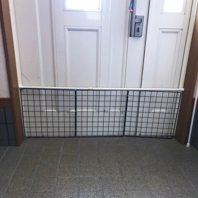 脱走防止柵を考え直す。_d0355333_11120881.jpg