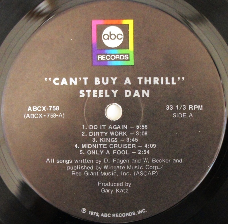 Steelydanその2　　　Can\'t Buy A Thrill　_d0335744_21193057.jpg