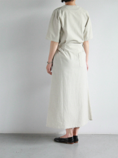 THE HINOKI　ワンピース (Collarless Dress / Graph Check) _b0139281_144646100.jpg