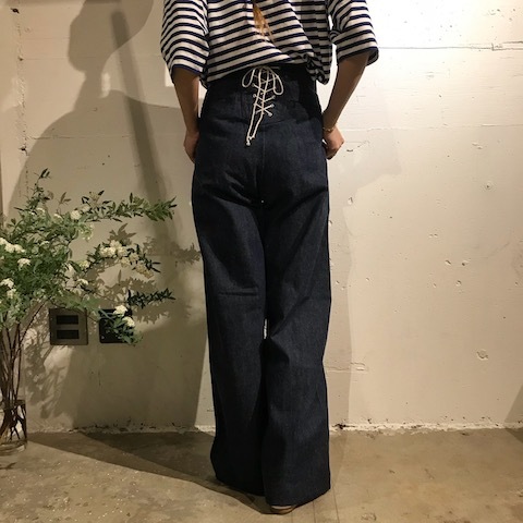 LACE UP DENIM PANTS_d0364239_20460862.jpg