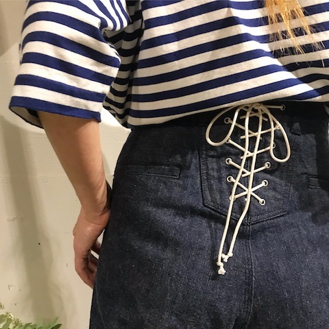 LACE UP DENIM PANTS_d0364239_20470522.jpg