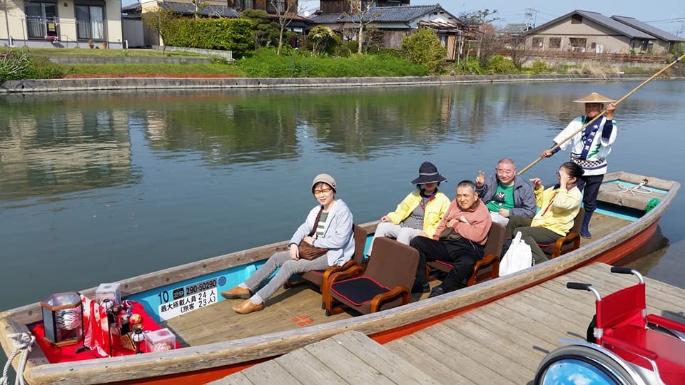 いす席の柳川 川下り 旅のよろこび 旅日記 高齢者 障がいがある方との旅 いす席の柳川 川下り 旅のよろこび 旅日記 高齢者 障がいがある方との旅