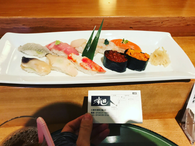 お寿司を食べにちょっと小樽まで♪5月桜の自走編♪vol.2_d0197762_07511487.jpg