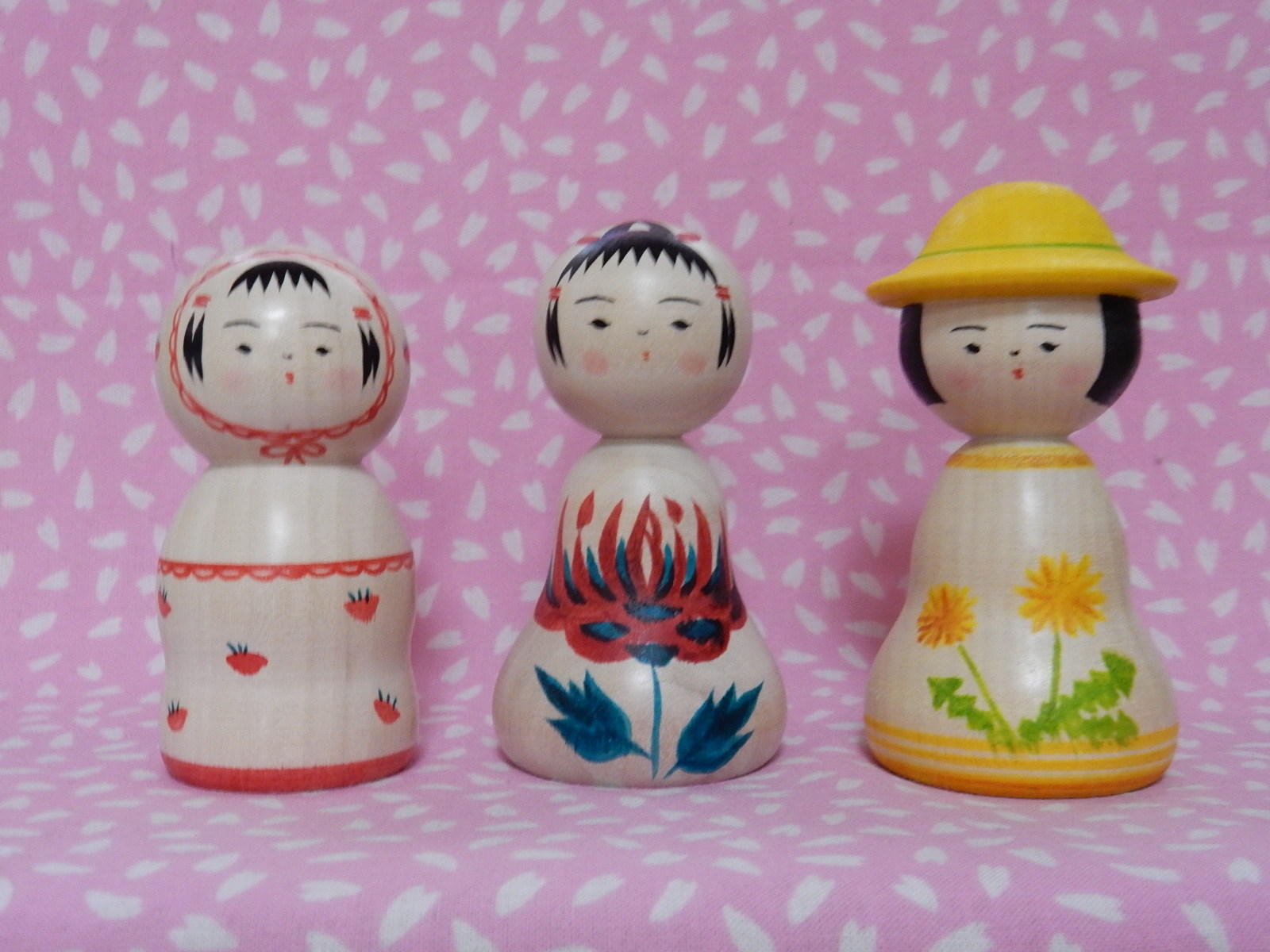 こけし　佐藤こずえ工人① 佐藤こずえ | Kokeshi Wiki