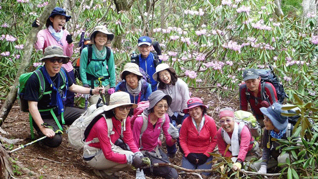 ☆花シリーズ“シャクナゲ 比良山 花折峠～堂満岳” と き：５月６日（日）_e0371039_8405215.gif