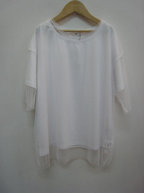 ＯＳＭＯＳＩＳ（オズモーシス）　レイヤードＴシャツ　ＷＨＩＴＥ　_a0089359_13505276.jpg