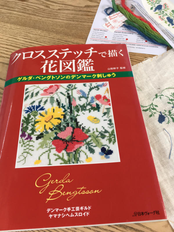 フレメ 青い鳥のベルプルとリース : いとの色
