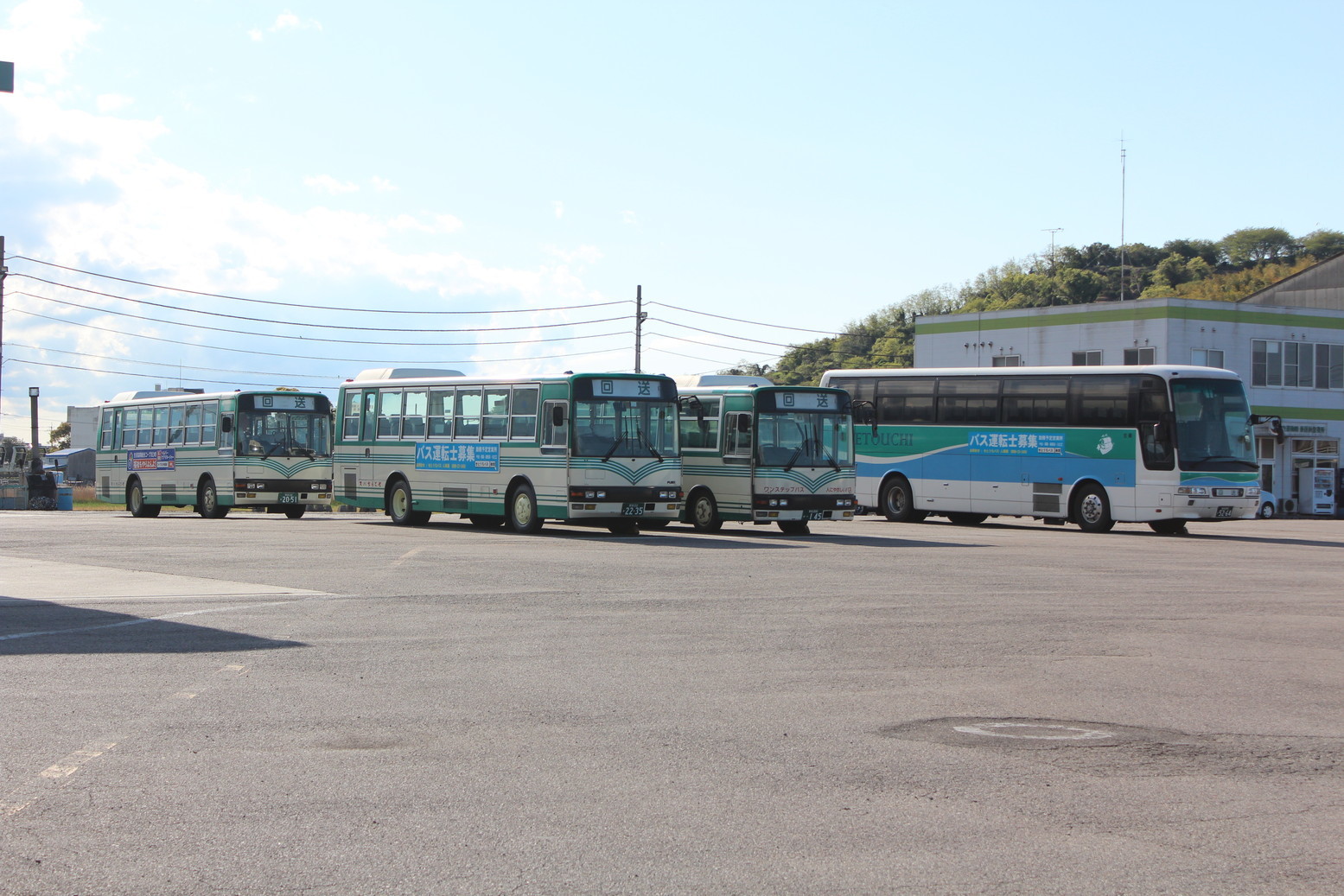 新居浜営業所 バス車庫めぐり