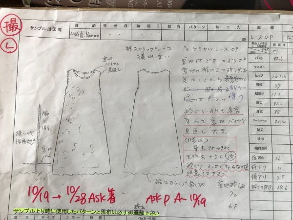 レースの生地でワンピースを作ります 青山ぱせり日記 レースの生地でワンピースを作ります 青山ぱせり日記