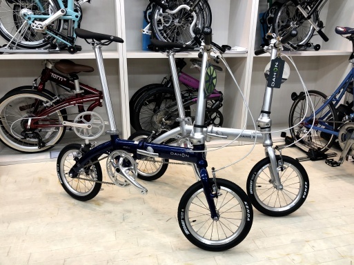 ダホンダブプラスDahon Dove Plus ネイビー軽量折りたたみ車