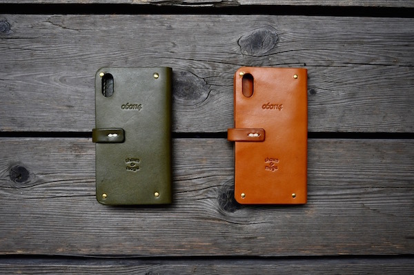 iphone X leather case book type_b0172633_20345004.jpg