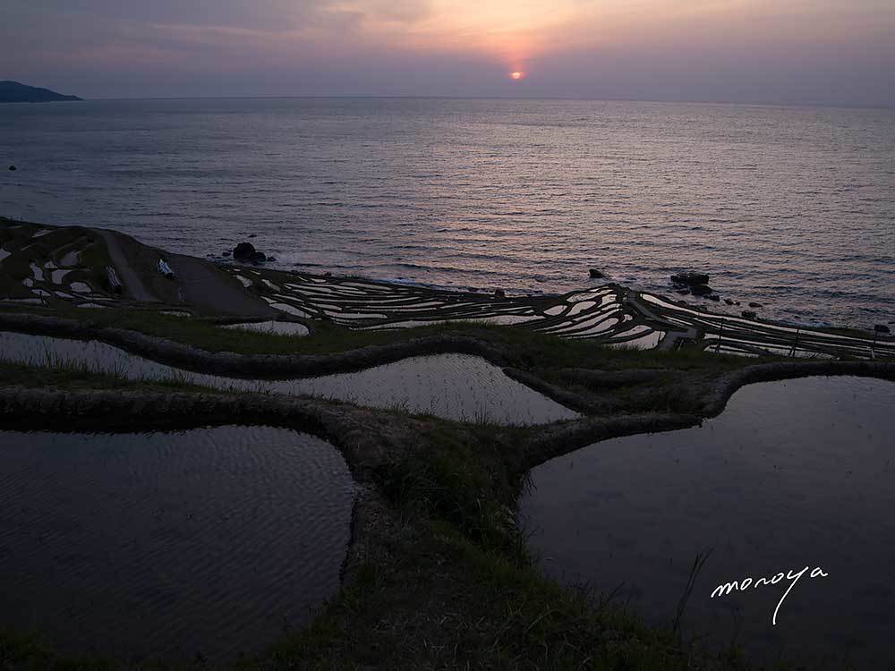 千枚田夕景_c0085877_05512093.jpg