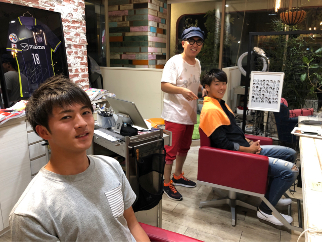 サンフレッチェ松本泰志選手 川村拓夢選手ご来店 Elly London Cue