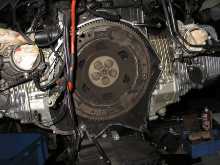 BMW R1100RT クラッチ板交換_e0218639_10571111.jpg