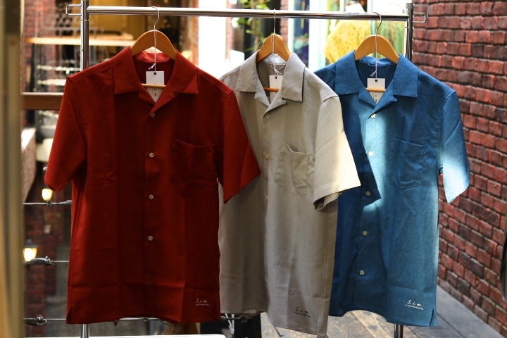 S.i.m : Open Collar S/S Shirt 完成しました_f0224266_15455000.jpg