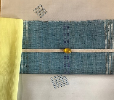 商品紹介・源氏香模様の夏牛首+小田島克明さん夏浮花帯_f0181251_17381078.jpg