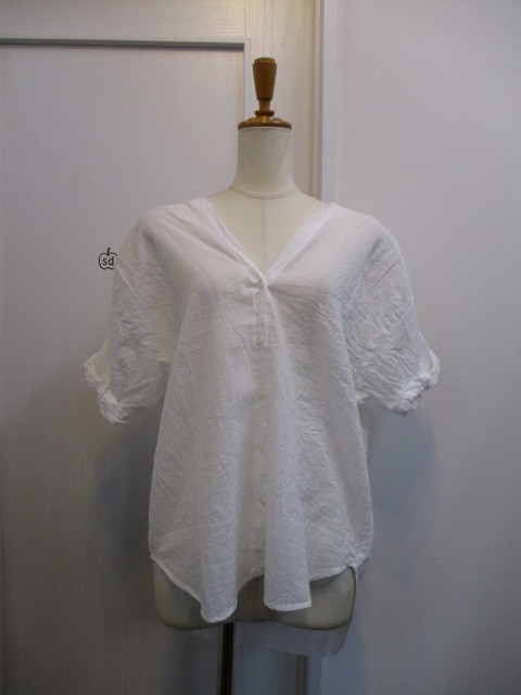 トゥデイフル  TODAYFUL Collarless Voile Shirts　★_e0076692_15382949.jpg