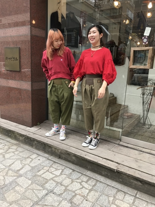 KAPITAL パンツ 7分袖