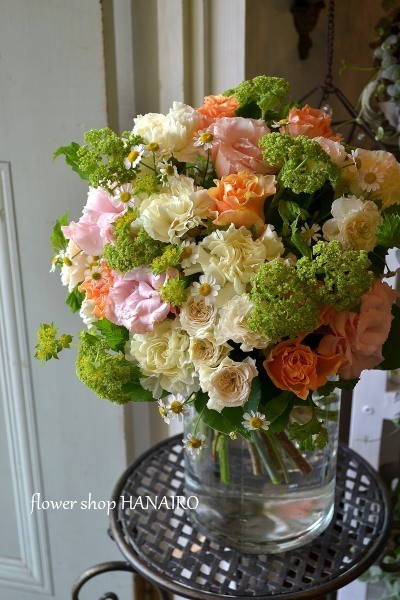 お誕生日に パステルカラーの花束 花色 あなたの好きなお花屋さんになりたい