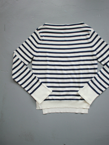 R&D.M.Co-　SEA ISLAND COTTON BORDER BOAT NECK SWEATER_b0139281_16242266.jpg