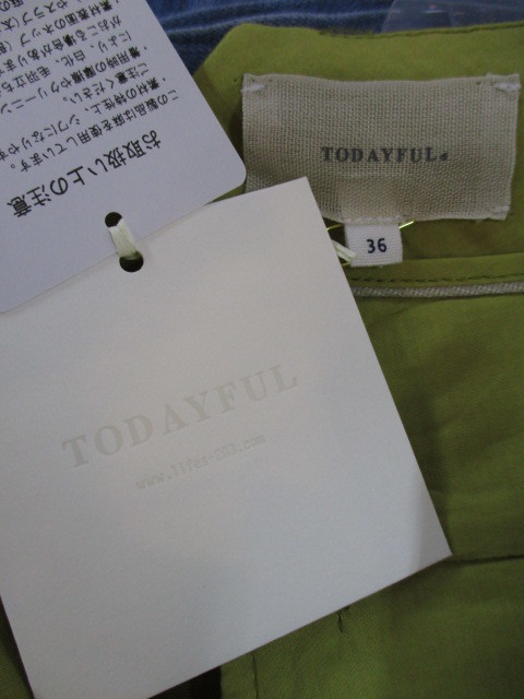 トゥデイフル TODAYFUL Linen Tuck H/PT　★_e0076692_17012672.jpg