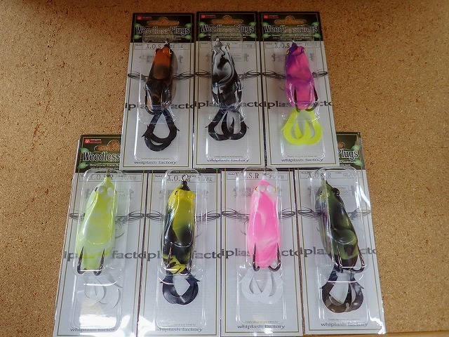 雷魚]ウィップラッシュファクトリー フロッグ各種入荷いたしまし