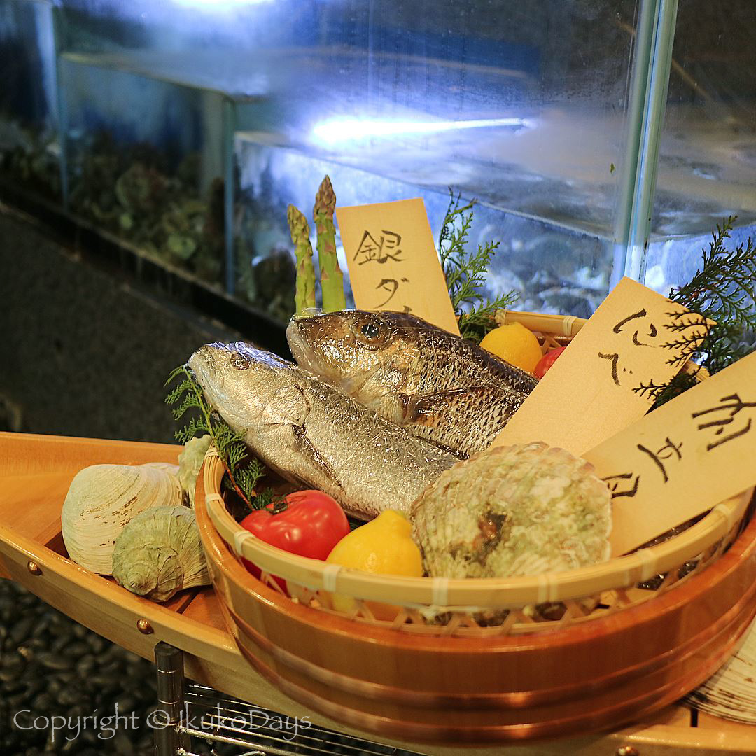 生け簀から選べる鮮魚にお寿司まで、東京駅近くでお魚三昧！『海濱亭』東京・八重洲_d0114093_03515522.jpg