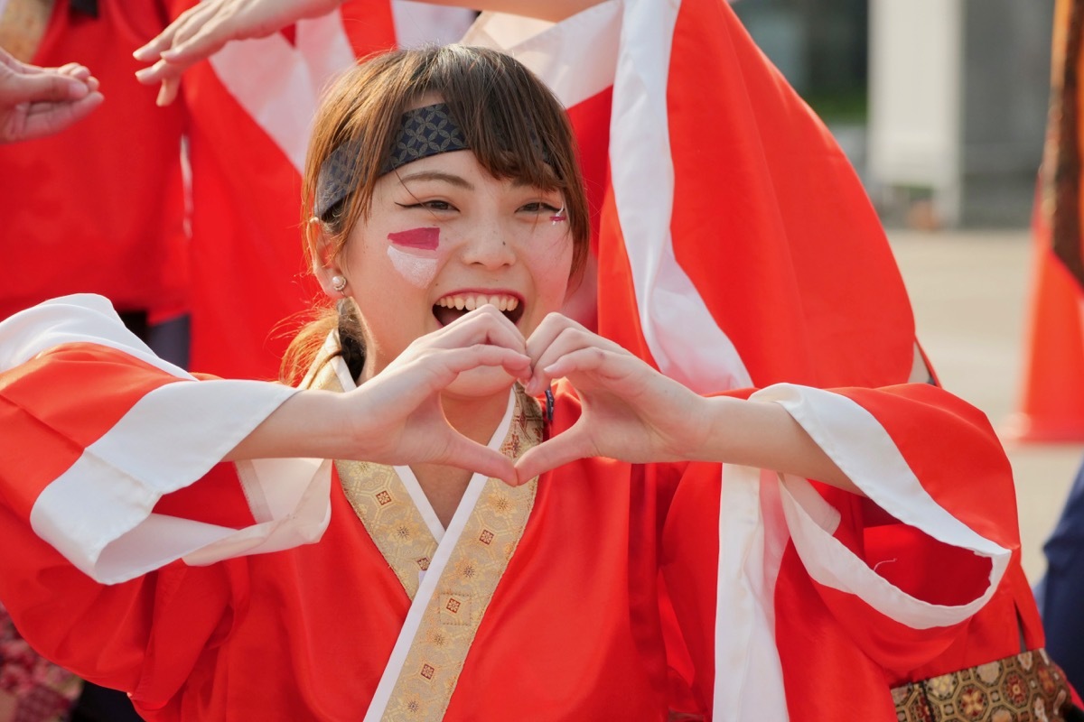 ２０１８京都さくらよさこい２日目その３１（大阪市立大学チーム　朱蘭その２）_a0009554_00440581.jpg