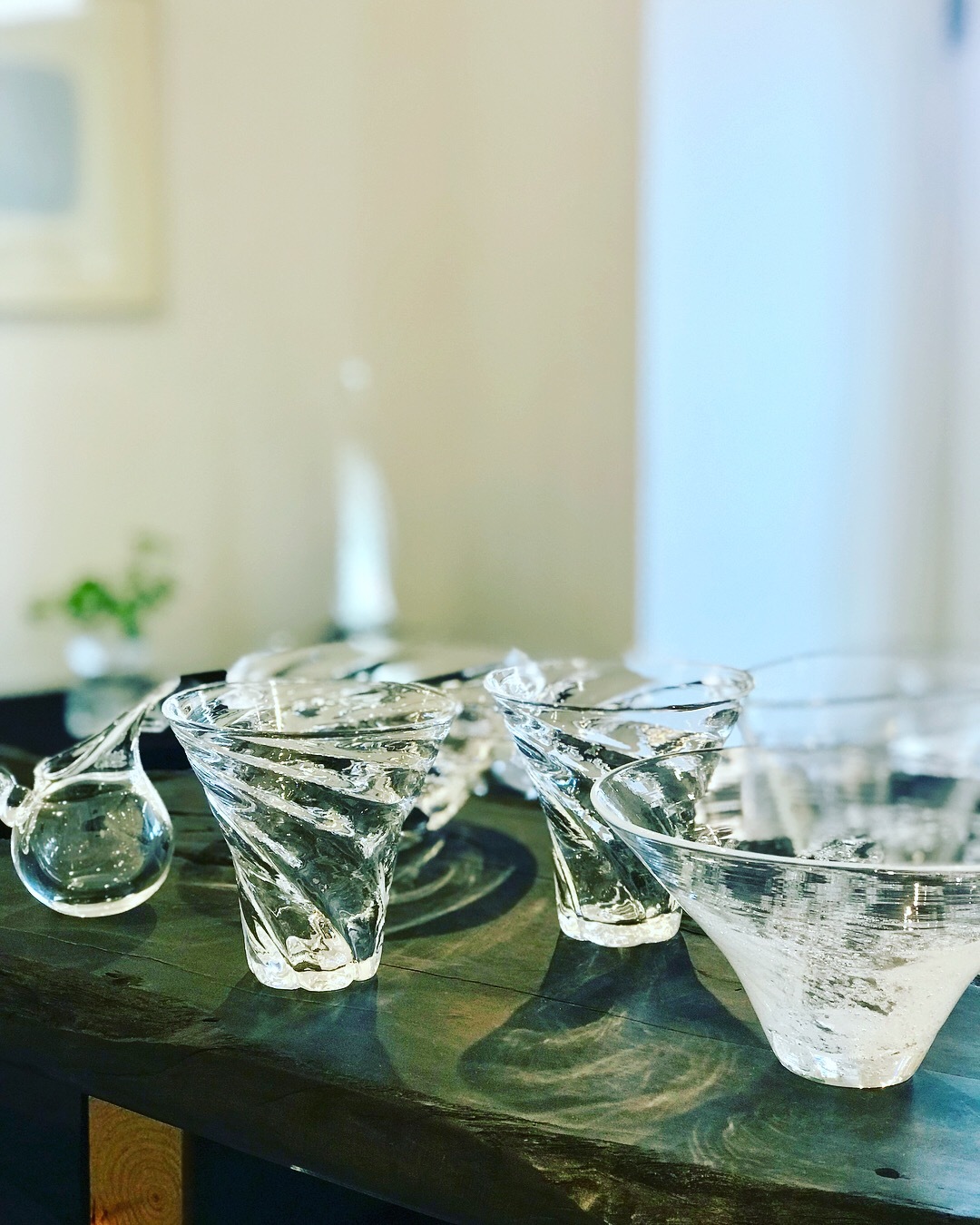 末國清吉ガラスのうつわ展 : celeb_kitchen