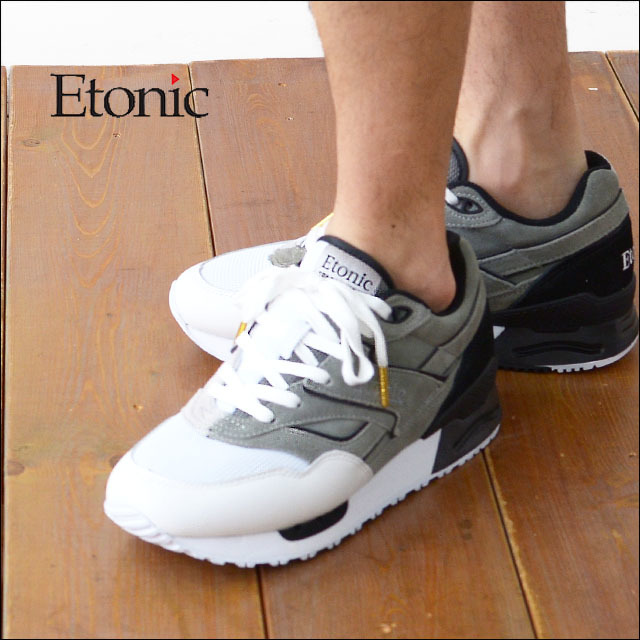 ETONIC[エトニック] STABLE BASE SUEDE［EMLJ18-09-124］WHITE/GREY 