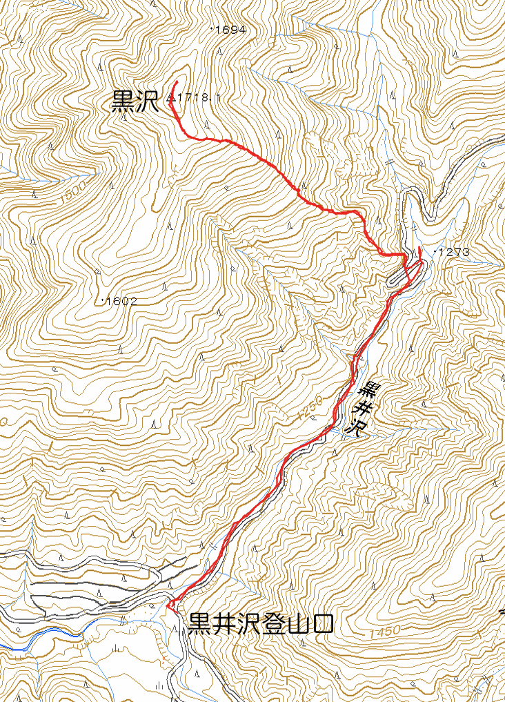 爽やかな五月晴れの薮漕ぎ登山…恵那山・黒沢（点名）_c0359615_22144860.gif