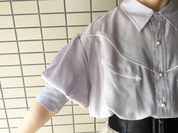 QUINOA BOUTIQUE◆シャンタンウェスタンShirt◆_e0269968_15433549.jpg