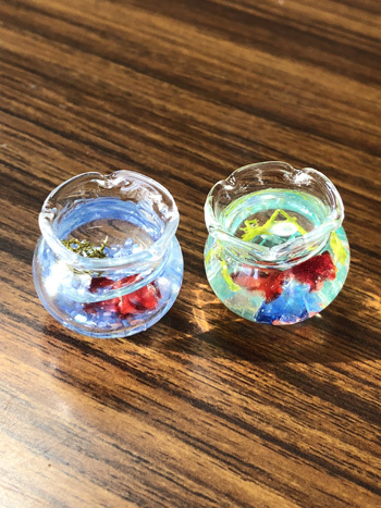 Uvレジン 金魚鉢 試作品 あんずの超ローカルニュース Uvレジン 金魚鉢 試作品 あんずの超ローカルニュース