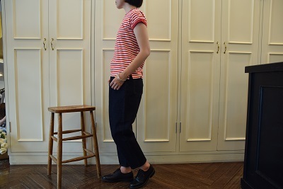 赤 と 青 の ボーダー 。_b0110582_12593149.jpg
