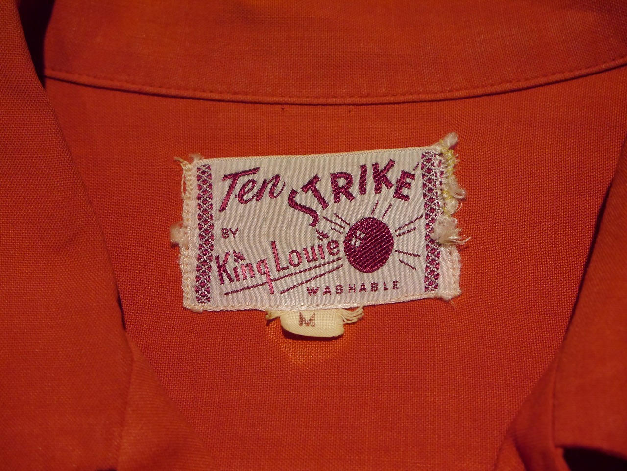 1950\'s \"King Louie\" Ten STRIKE ボーリングシャツ‼_d0342315_15341830.jpg