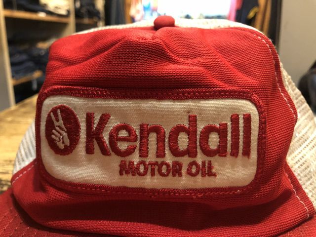 ５月２６日（土）入荷！７０s〜MADE IN THE U.S.A Kendall Motor Oil メッシュキャップ！_c0144020_16541840.jpg