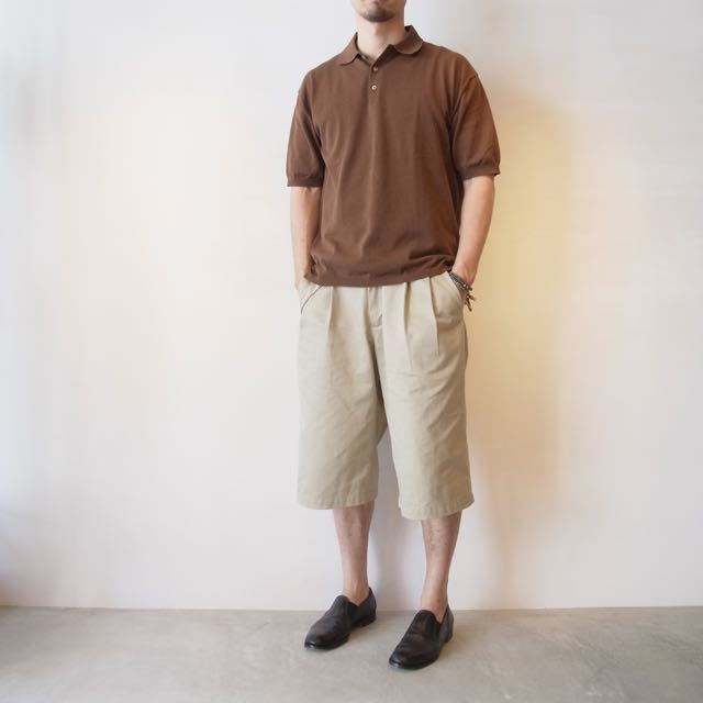 PHIGVEL MAKER&CO 鹿の子ニットポロ PHIGVEL - KNIT POLO SHIRT : HUMAN and THINGS.BLOG